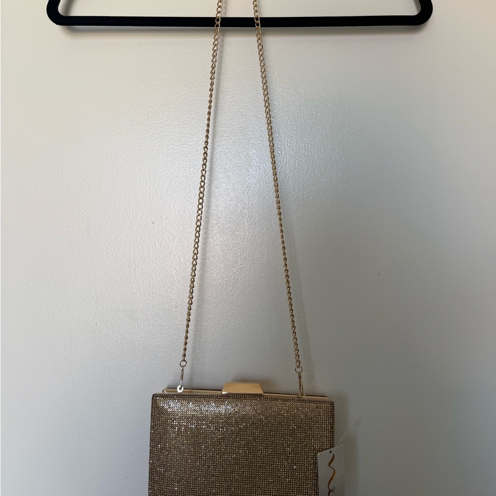 Elegant Gold Evening Clutch